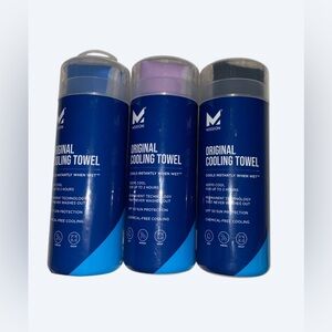 Mission Cooling Towel Set - Blue, Purple, Black